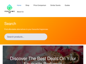 Perfumerep homepage screenshot