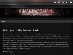 'theamazonbasin.com' screenshot