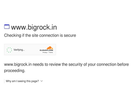 'bigrock.in' screenshot
