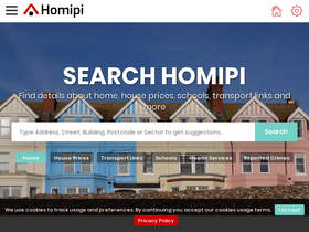 'homipi.co.uk' screenshot
