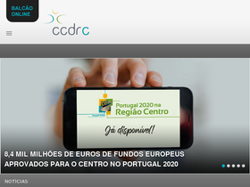 'ccdrc.pt' screenshot