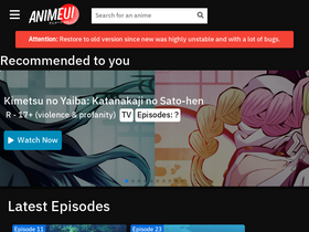 'animeui.com' screenshot