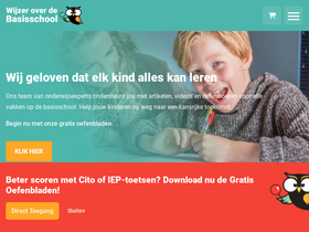 'wijzeroverdebasisschool.nl' screenshot