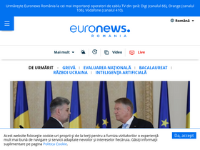 'euronews.ro' screenshot