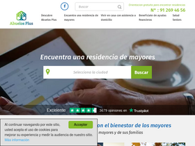 'abuelosplus.es' screenshot