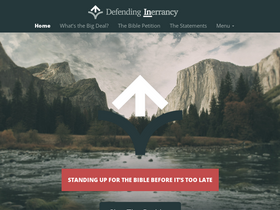 'defendinginerrancy.com' screenshot