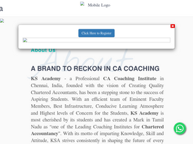 'ksacademy.co.in' screenshot