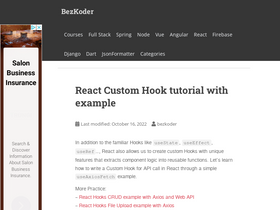 'bezkoder.com' screenshot