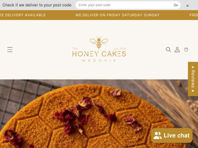 thehoneycakes.com.au homepage screenshot