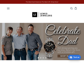 lewisusa.com homepage screenshot