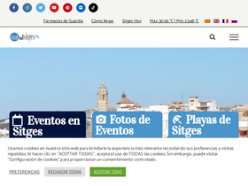 'visitsitges.com' screenshot