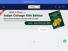 coinbazzar.in homepage screenshot