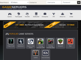 'gameservers.com' screenshot