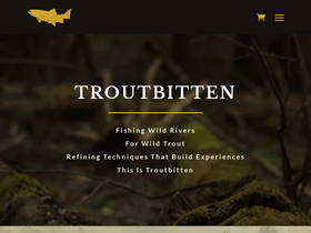 'troutbitten.com' screenshot