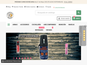 'armeriaegara.com' screenshot