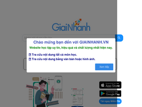 'giainhanh.vn' screenshot