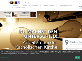 'dioezese-linz.at' screenshot