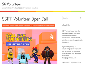 sgvolunteer.com