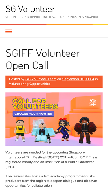 sgvolunteer.com
