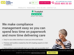 'qcs.co.uk' screenshot