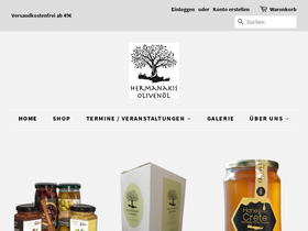 hermanakis.de homepage screenshot