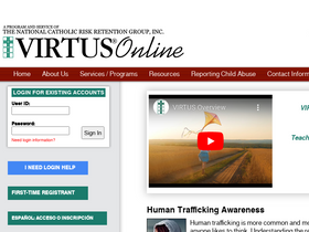 'virtusonline.org' screenshot