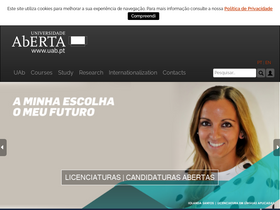 'uab.pt' screenshot