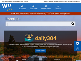 'volunteer.wv.gov' screenshot
