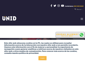'unid.mx' screenshot