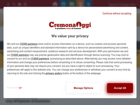 'cremonaoggi.it' screenshot
