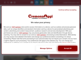 'cremonaoggi.it' screenshot