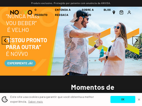 novvo.com.br homepage screenshot