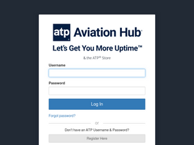 'aviationhub.aero' screenshot