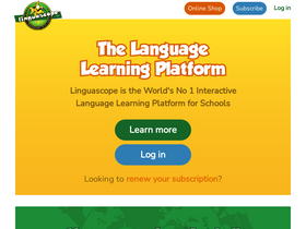 'linguascope.com' screenshot
