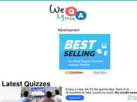 'weqyoua.com' screenshot