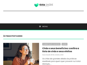 'guiasaude.info' screenshot