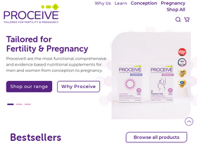 Proceive homepage screenshot