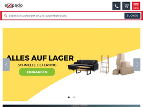 'expedo-moebel.de' screenshot