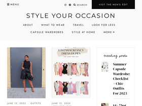 'styleyouroccasion.com' screenshot