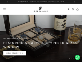 bezelhold.com homepage screenshot