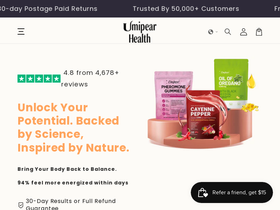 umipear website screenshot