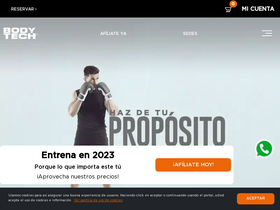 'bodytechperu.com' screenshot