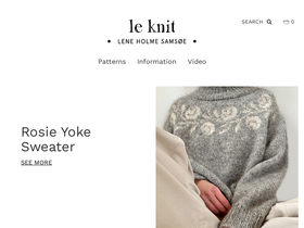 'leknit.com' screenshot