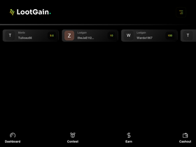 'lootgain.com' screenshot