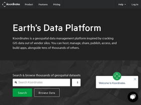 'koordinates.com' screenshot