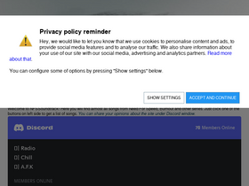 'nfssoundtrack.com' screenshot