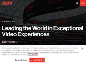 'rossvideo.com' screenshot