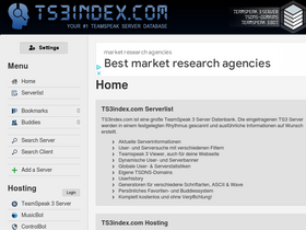 'ts3index.com' screenshot