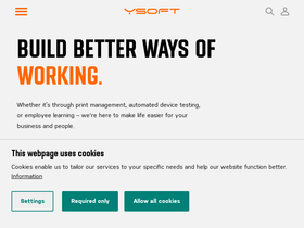 'ysoft.com' screenshot
