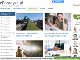 'eporady24.pl' screenshot